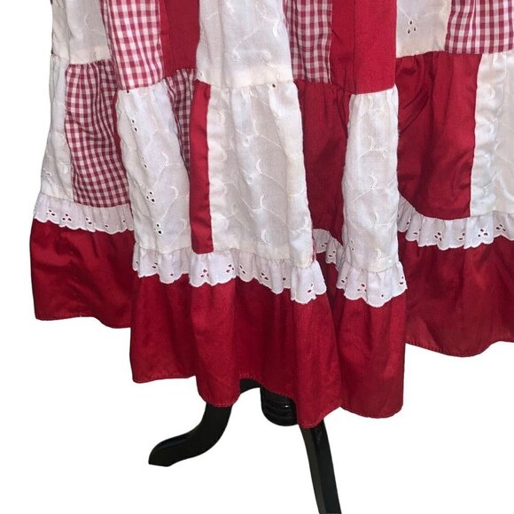 Square Up Fashions Inc. Women's S Small Square Dance Skirt 4-tiered Ruffles - Picture 3 of 8